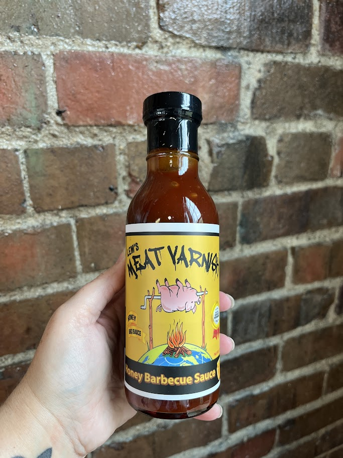 Lem's Meat Varnish HONEY BBQ Sauce - 12 oz bottle